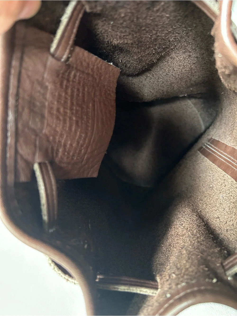 Vintage Coach Bixby Sling Drawstring Bucket Bag Mahogany #9984 USA Brown leather